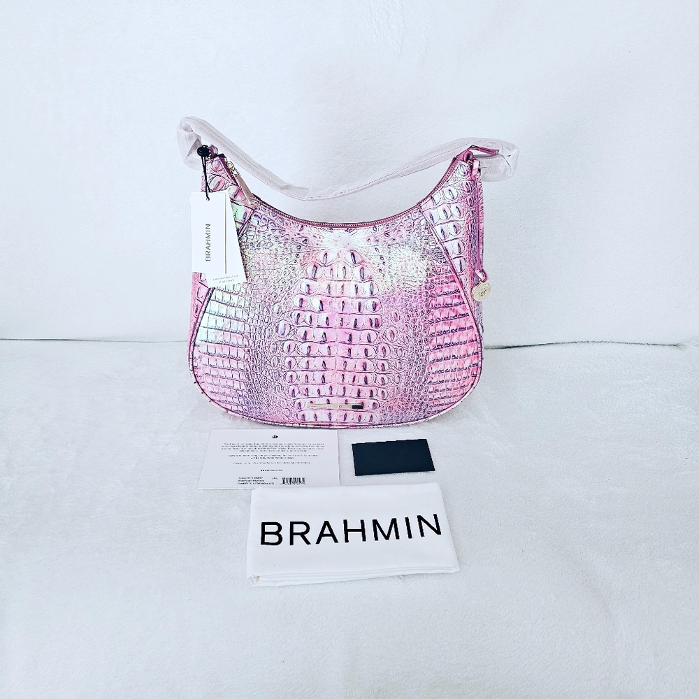 NWT Brahmin PURPLE IRIS Amira